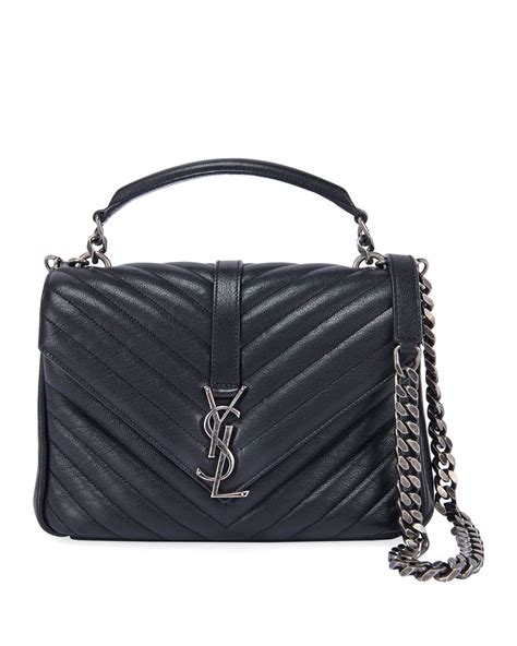 ysl silver crossbody bag|saint laurent crossbody shoulder bags.